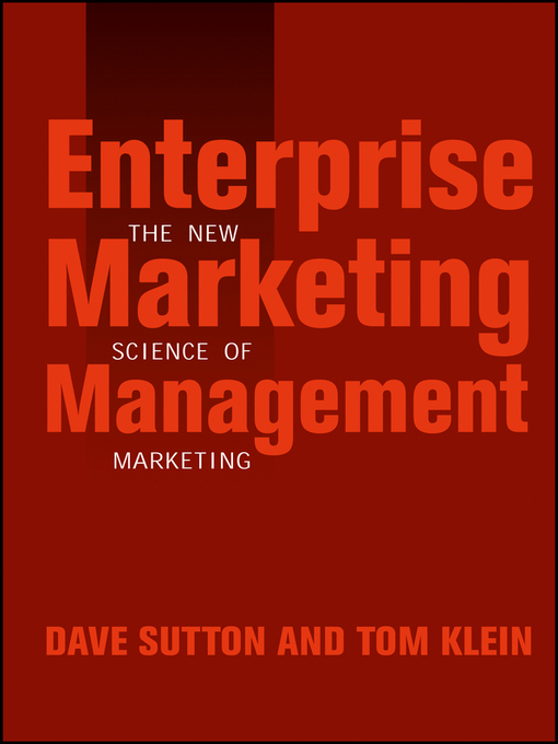 Title details for Enterprise Marketing Management by Dave Sutton - Wait list